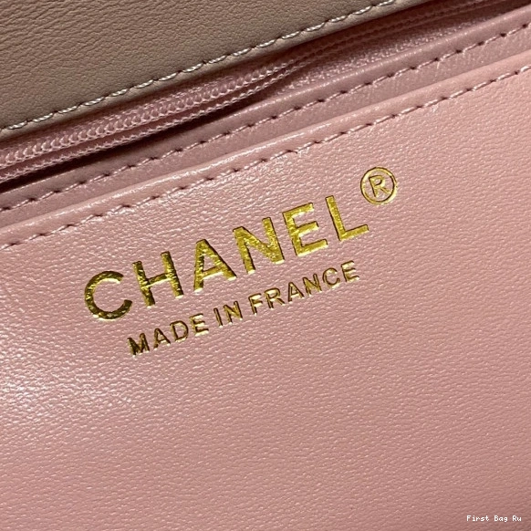 First Bag Ru CHANEL BAG FLAP WITH MINI TOP HANDLE 0803